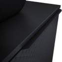Szafka Pod Umywalkę Glam 70 cm Czarny Mat 168386 Elita