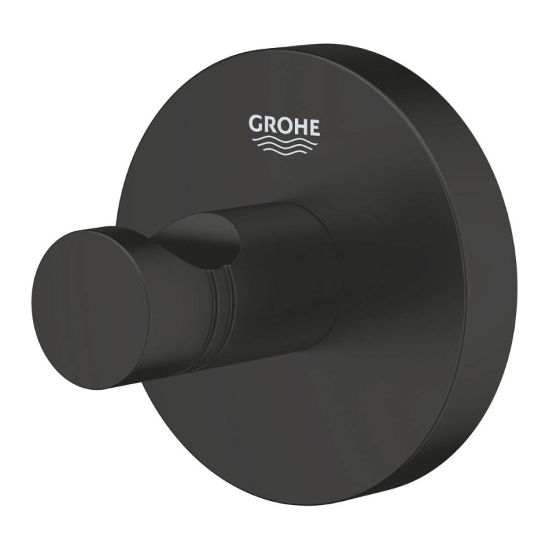 Haczyk Na Płaszcz Kąpielowy Start Czarny Mat 411732430 Grohe