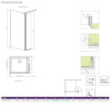 Kabina Walk-In 90 Lewa Eos 13799501-01L Radaway