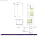 Kabina Walk-In 100 Prawa Eos 13799502-01R Radaway