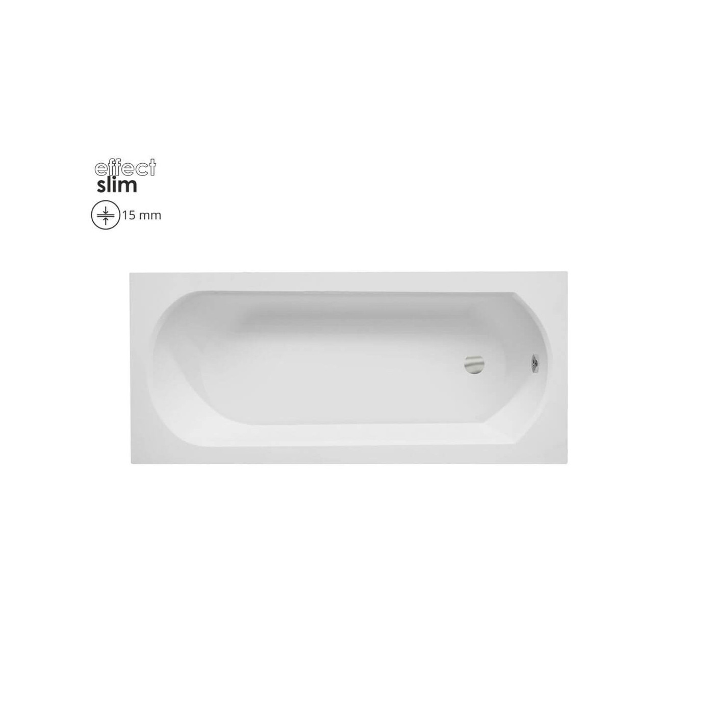 Wanna Intrica Slim 150x75 Z Nogami 150x75 Besco