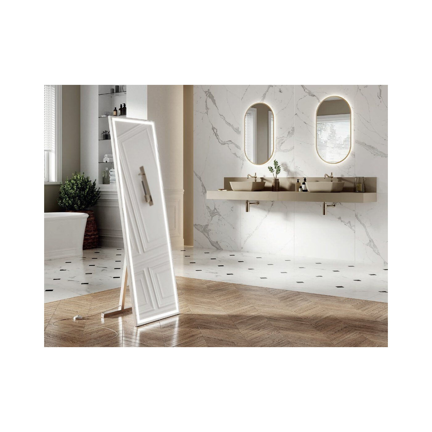 Lustro Led Paris 50x160 168414 Elita