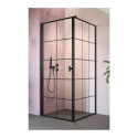Drzwi Prysznicowe Nes KDJ I Czarne 90 Lewe Factory 10022090-54-55L Radaway