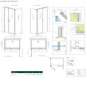 Ścianka Prysznicowa Nes KDS II/DWD S2 70 10040070-01-01 Radaway