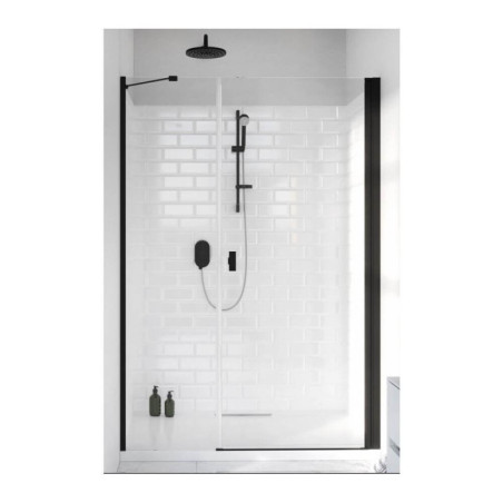 Drzwi Prysznicowe Nes DWS Czarne 100 Prawe 10028100-54-01R Radaway