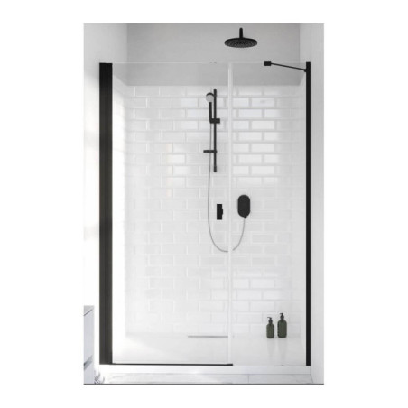 Drzwi Prysznicowe Nes DWS Czarne 130 Lewe 10028130-54-01L Radaway