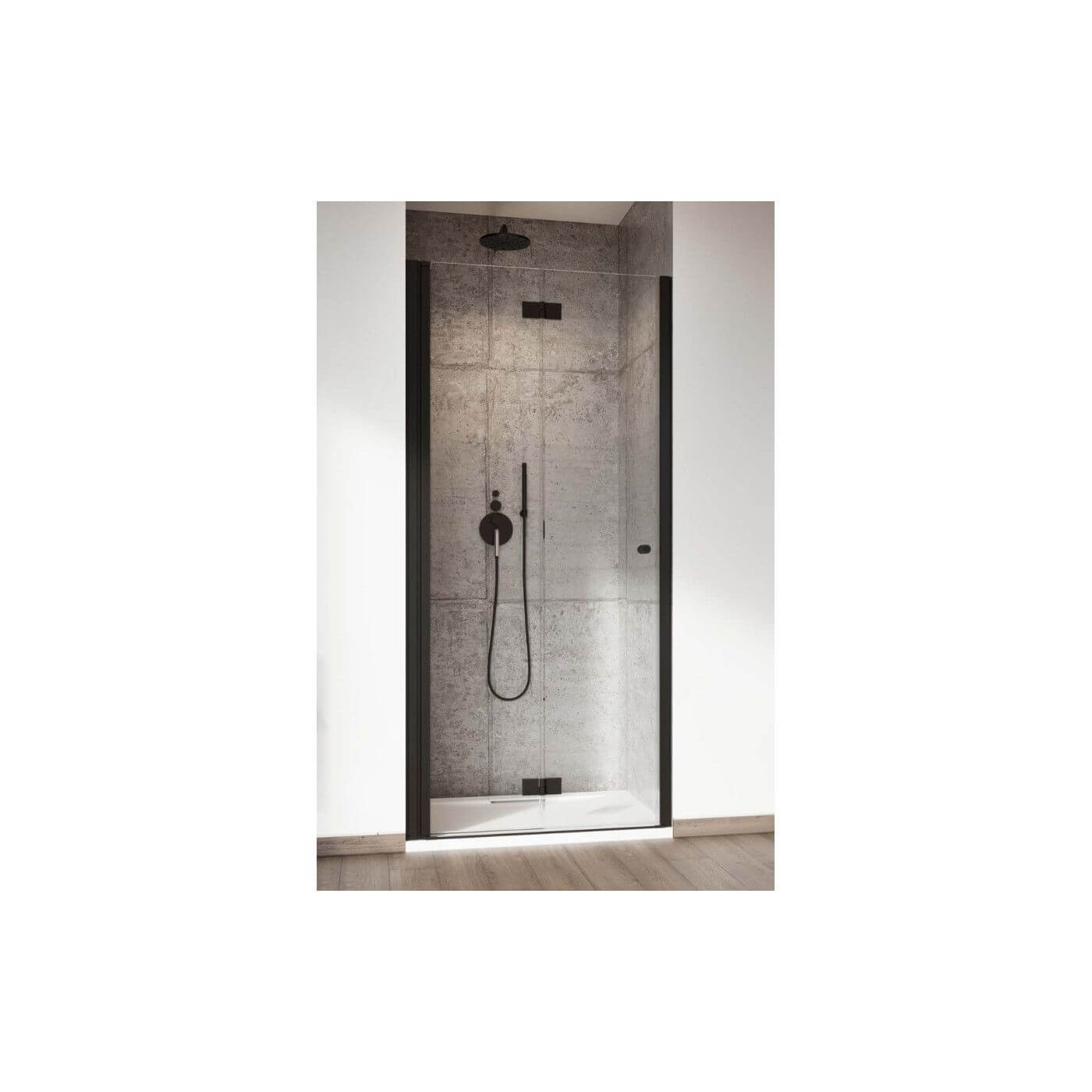 Drzwi Prysznicowe Nes DWB Czarne 80 Lewe 10029080-54-01L Radaway