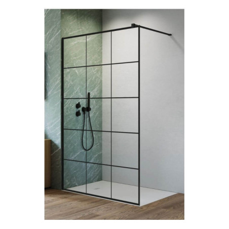 Kabina Nes Walk-In II 70 Czarna Factory 10013070-54-55 Radaway