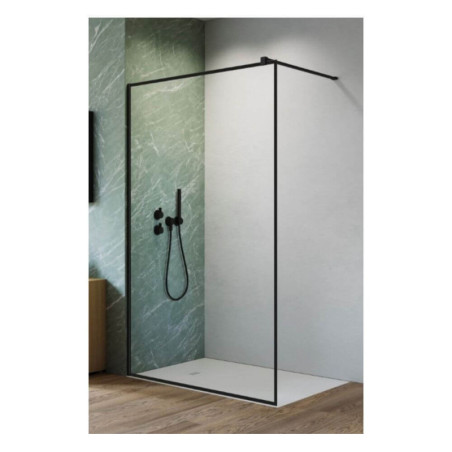 Kabina Nes Walk-In II 90 Czarna Frame 10013090-54-56 Radaway