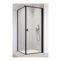 Ścianka Prysznicowa Nes 8 KDJ I Czarna S1 90 Frame 10089090-54-56 Radaway