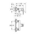 Bateria Prysznicowa Bauedge Chrom 23635001 Grohe