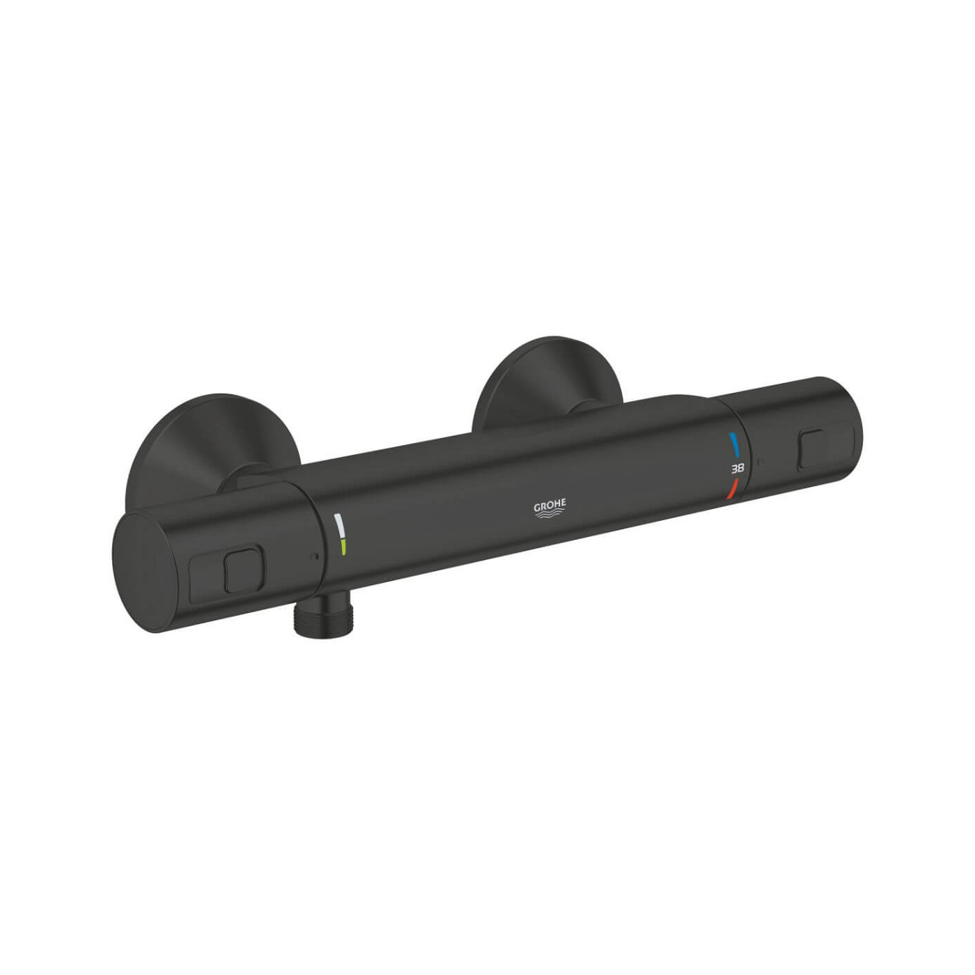 Bateria Prysznicowa Z Termostatem Precision Start Matte Black 345942430 Grohe