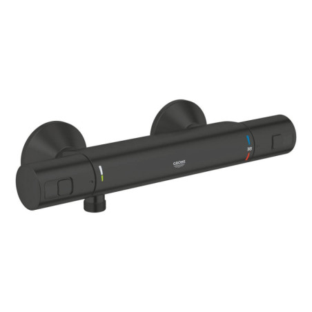 Bateria Prysznicowa Z Termostatem Precision Start Matte Black 345942430 Grohe