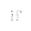 Bateria Prysznicowa Aquaheat Black Matt A4720536EXP Vitra