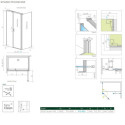 Drzwi Prysznicowe Nes 8 KDS II 100 Lewe 10087100-01-01L Radaway