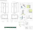 Ścianka Prysznicowa Nes 8 KDS II/DWD S2 70 10080070-01-01 Radaway