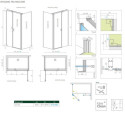 Ścianka Prysznicowa Nes 8 KDS II/DWD S2 90 10080090-01-01 Radaway