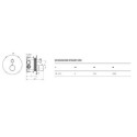 Bateria Prysznicowo-Wannowa Podtynkowa 3-Funkcyjna Pi Chrom AREX.1248CR Excellent