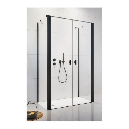 Drzwi Prysznicowe Nes 8 DWD+2S Czarne 100 10082100-54-01 Radaway