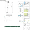 Drzwi Prysznicowe Nes DWD+2S 110 10035110-01-01 Radaway