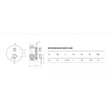 Bateria Wannowo-Prysznicowa PI AREX.1247BL Czarny Excellent