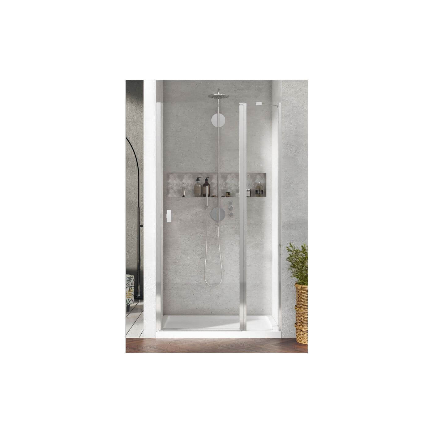 Drzwi Prysznicowe Nes DWJ II 80 Prawe 10036080-01-01R Radaway