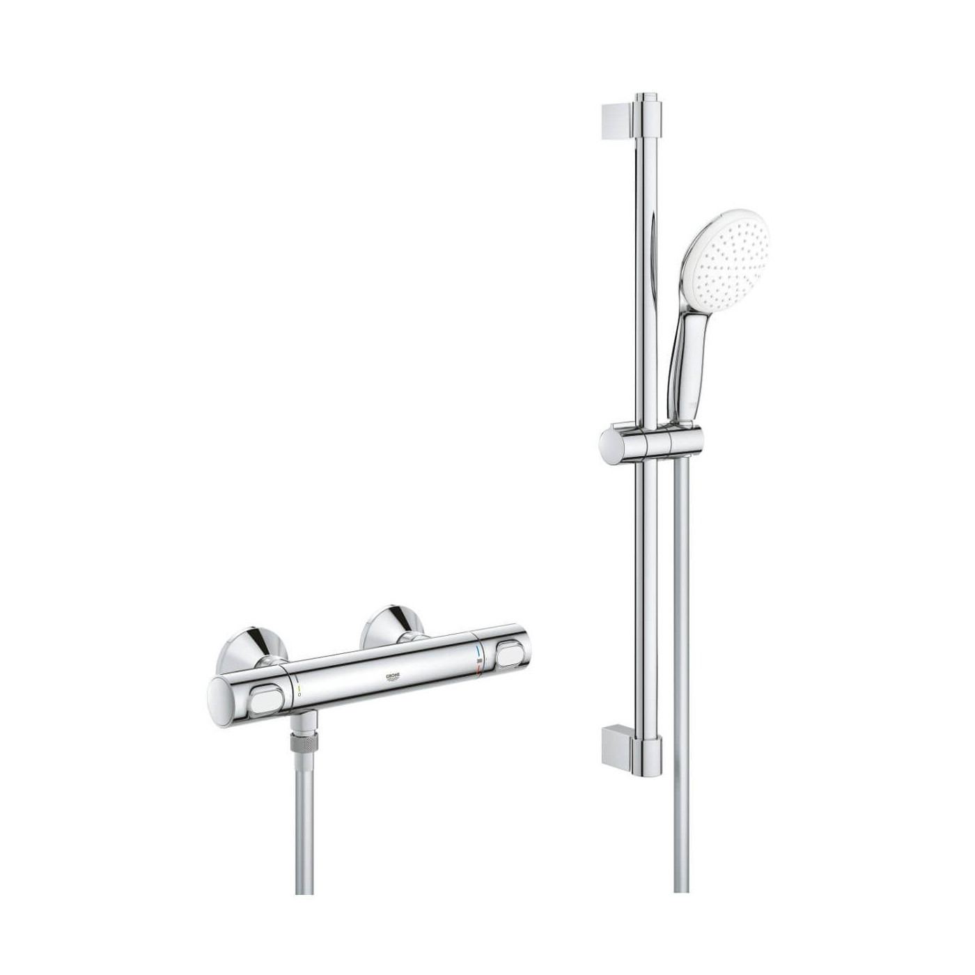 Bateria Prysznicowa Grohtherm 500 Chrom 34796001 Grohe