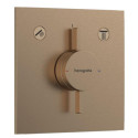 Bateria Prysznicowa Duoturn E Brąz Szczotkowany 75417140 Hansgrohe