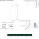 Parawan Nes PNJ 50 Czarny Prawy Frame Nes 10011050-54-56R Radaway