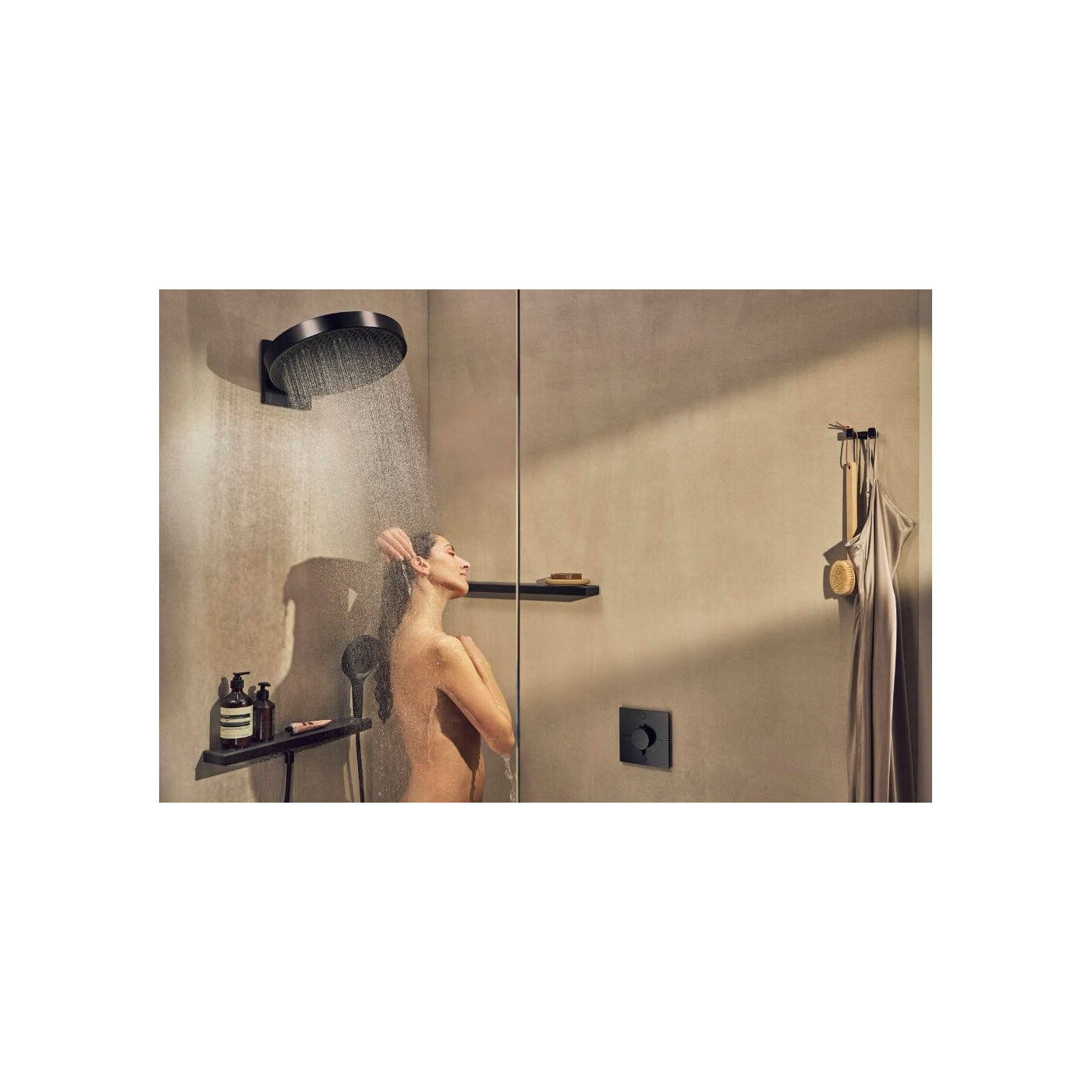 Bateria Prysznicowa Showerselect Comfort E Czarny Mat 15572670 Hansgrohe