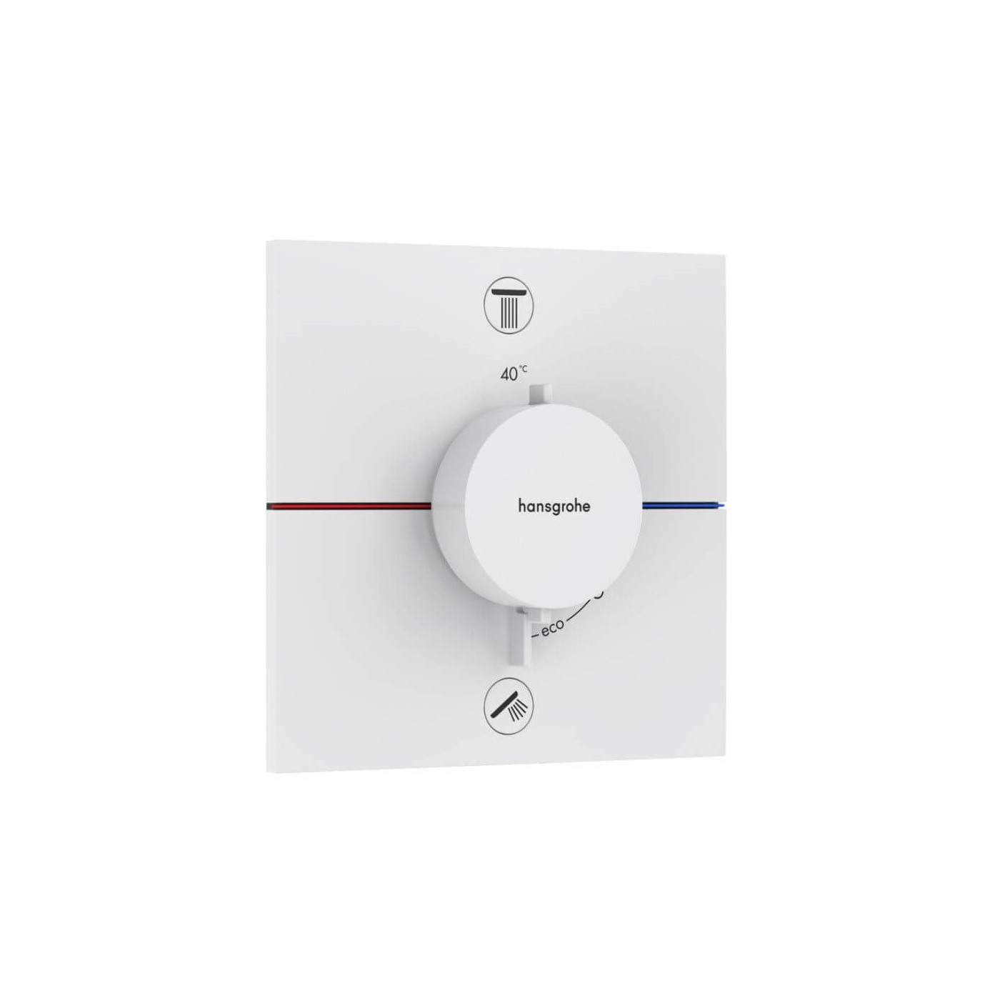 Bateria Prysznicowa Showerselect Comfort E Biały Mat 15572700 Hansgrohe