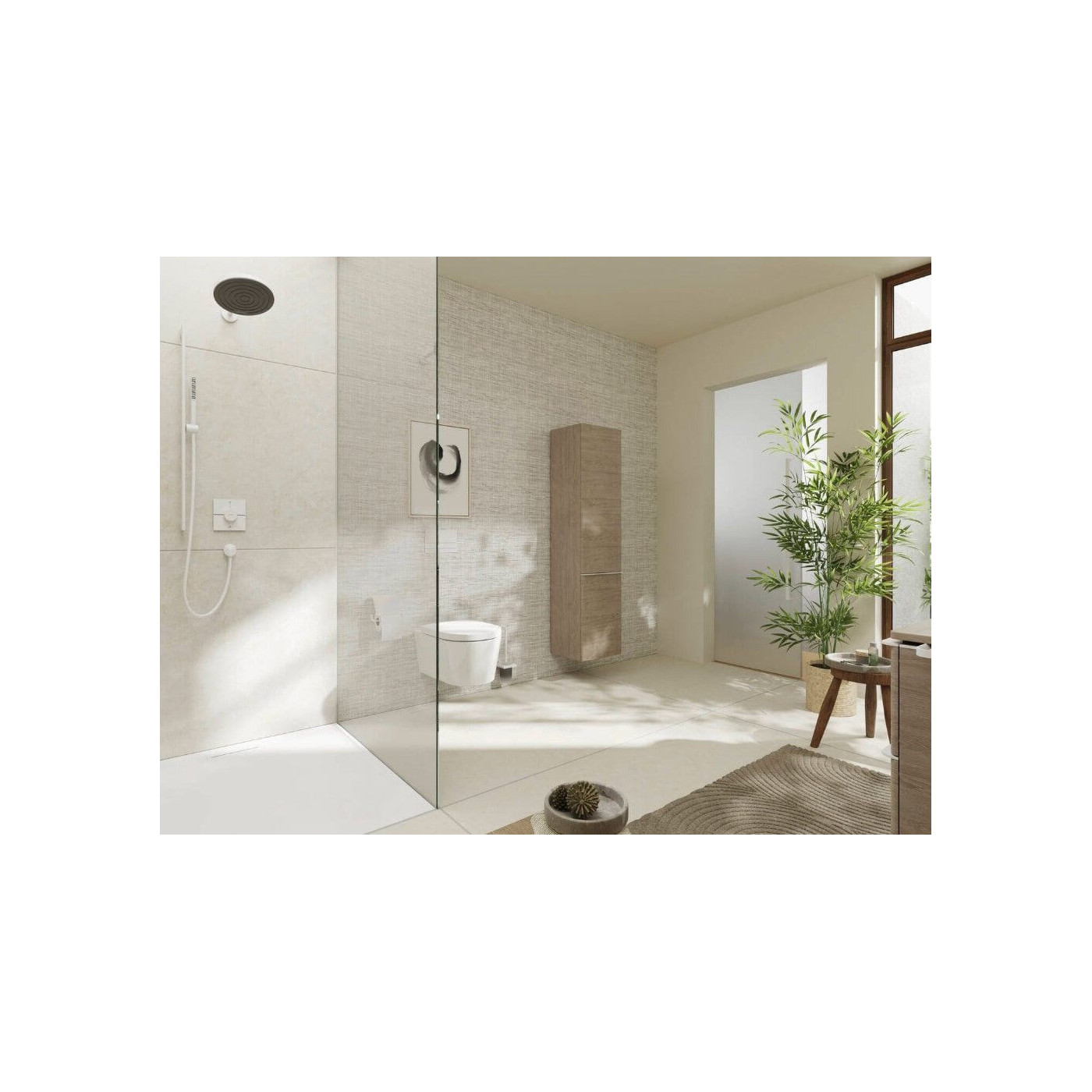 Bateria Prysznicowa Showerselect Comfort E Biały Mat 15572700 Hansgrohe