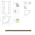Kabina Symetryczna Premium Plus 1900 A 85x85 30420-01-01N Radaway