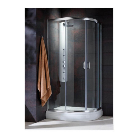 Kabina Asymetryczna Premium Plus Szkło Fabric 1900 E 100x80 30491-01-06N Radaway