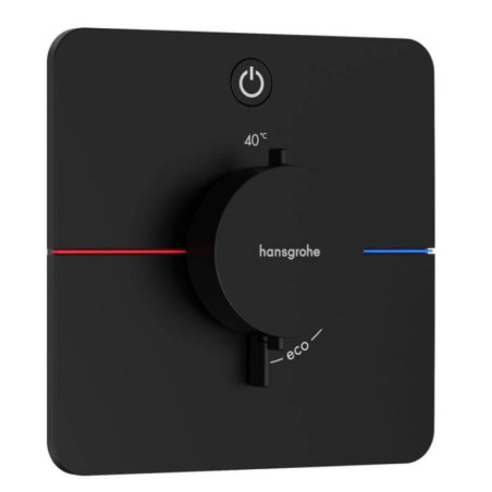Bateria Prysznicowa Showerselect Comfort Q Czarny Mat 15581670 Hansgrohe