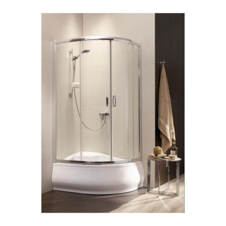 Kabina Asymetryczna Premium Plus Szkło Fabric 1700 E 120x90 30483-01-06N Radaway