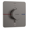 Bateria Prysznicowa Showerselect Comfort Q Czarny Chrom Szczotkowany 15583340 Hansgrohe