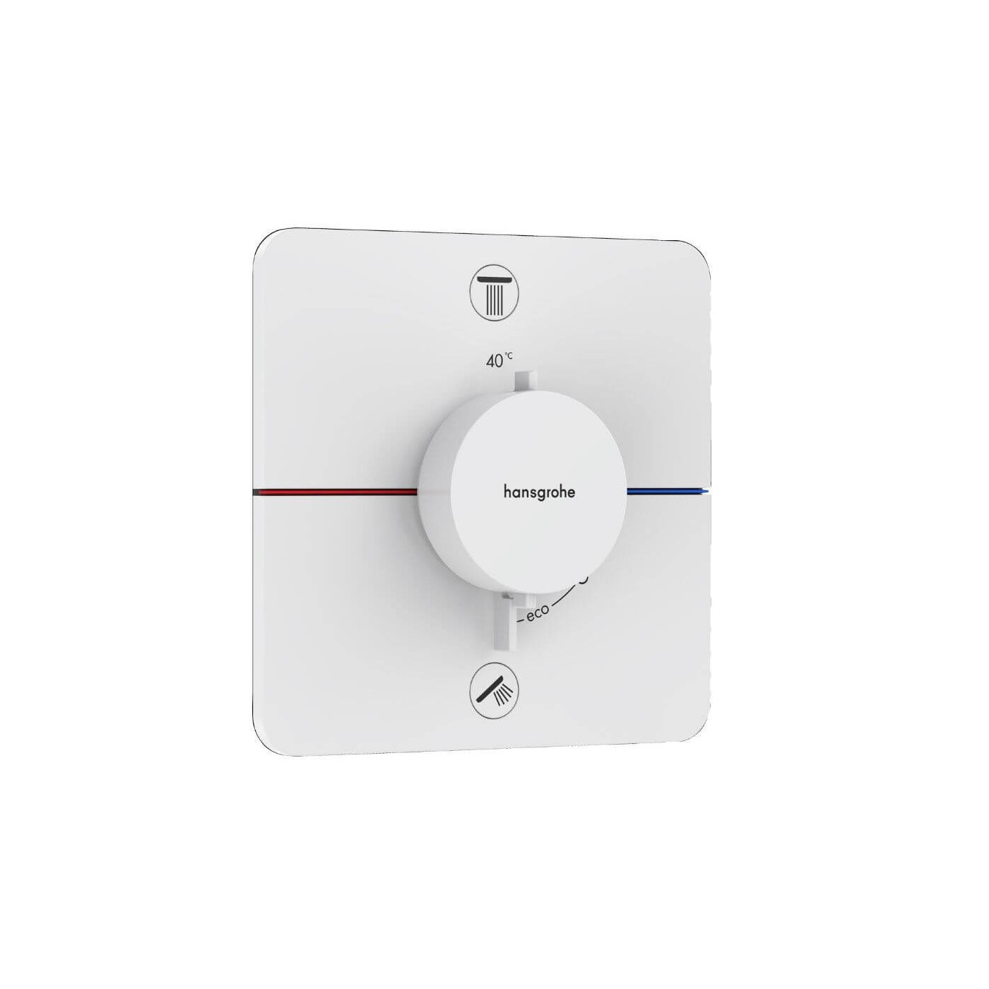 Bateria Prysznicowa Showerselect Comfort Q Biały Mat 15583700 Hansgrohe