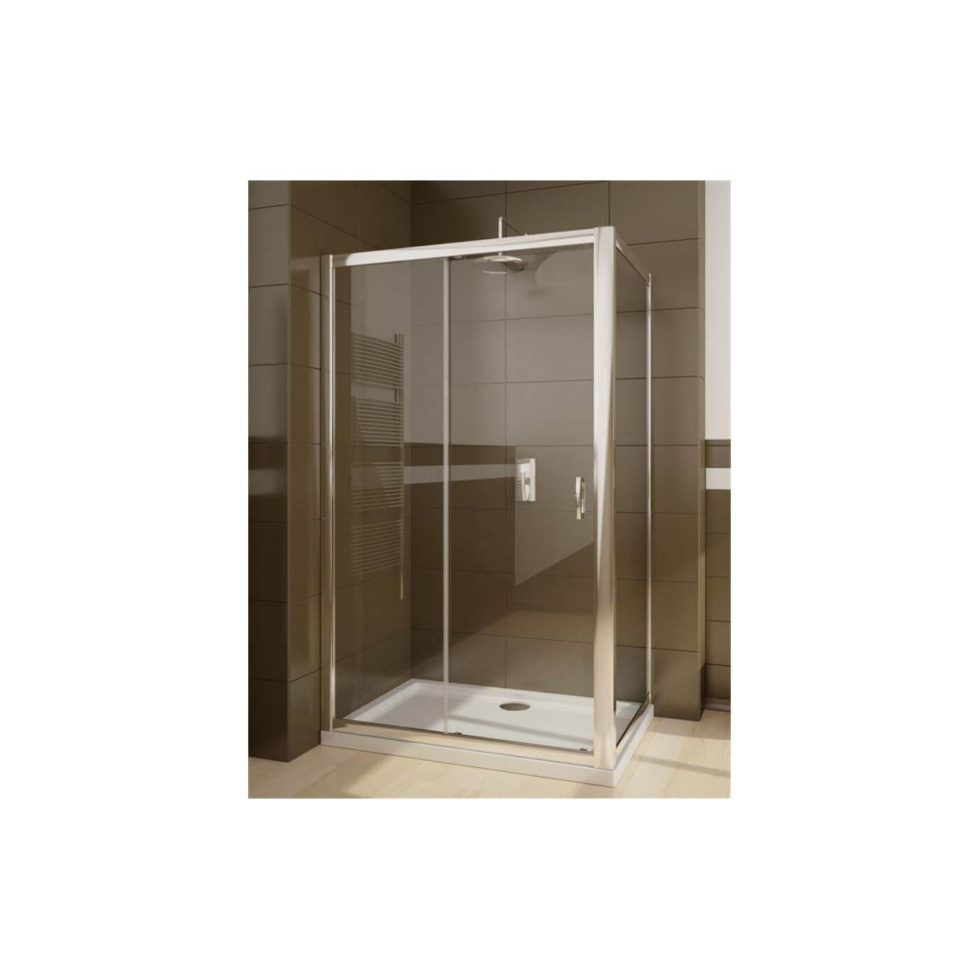Ścianka Boczna Premium Plus S 100 Szkło Brązowe 33423-01-08N Radaway