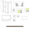 Drzwi Prysznicowe Premium Plus DWD 160 33363-01-01N Radaway