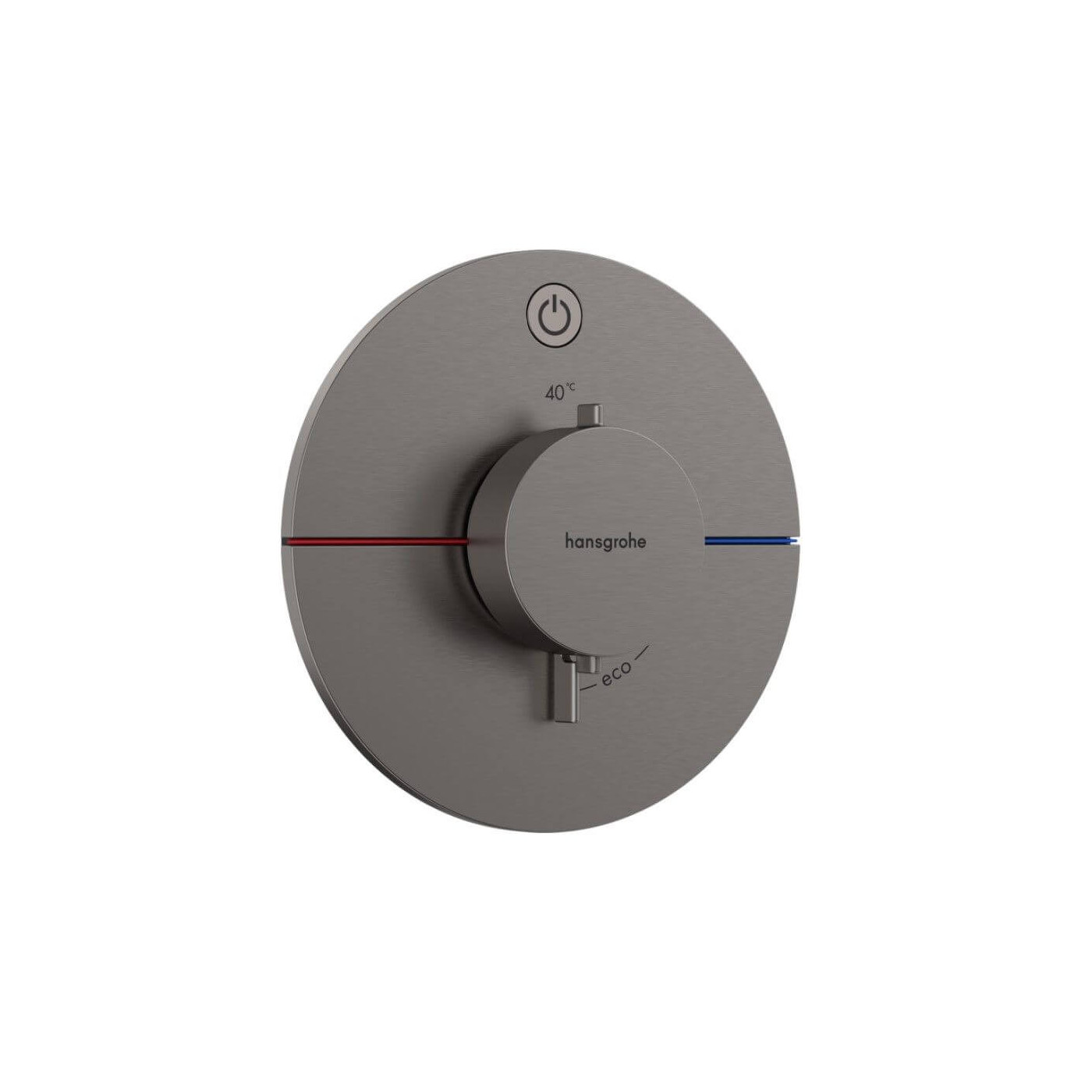 Bateria Prysznicowa Showerselect Comfort S Czarny Chrom Szczotkowany 15553340 Hansgrohe