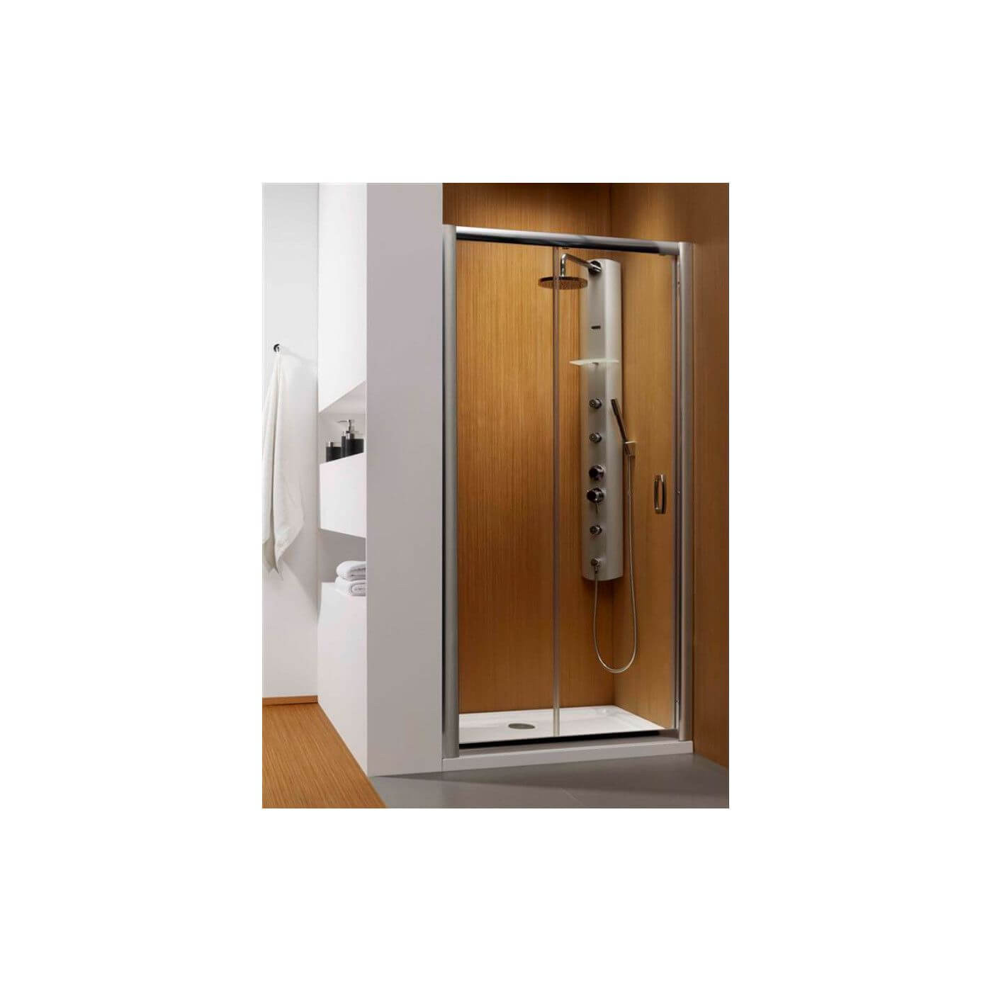 Drzwi Prysznicowe Premium Plus Szkło Fabric DWJ 110 33302-01-06N Radaway