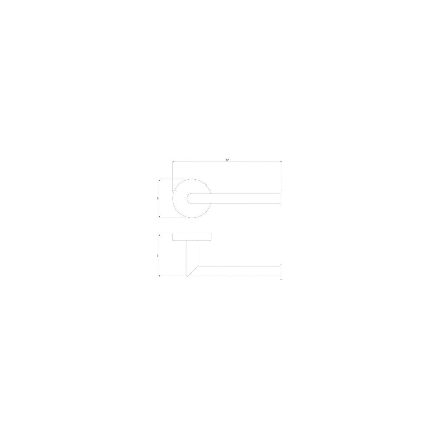 Uchwyt Na Papier Toaletowy Modern Project Czarny MP60510BL Omnires