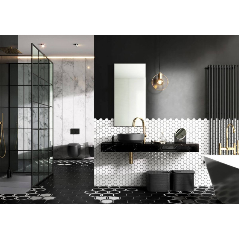 Blat Marmur Marquina 70X49,4 Cm 167807 Elita