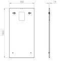Lustro Prostokątne Sote Long 50X100 166685 Elita