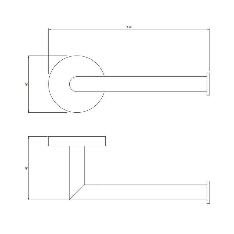 Uchwyt Na Papier Modern Project Mp60510Cr Chrom Omnires