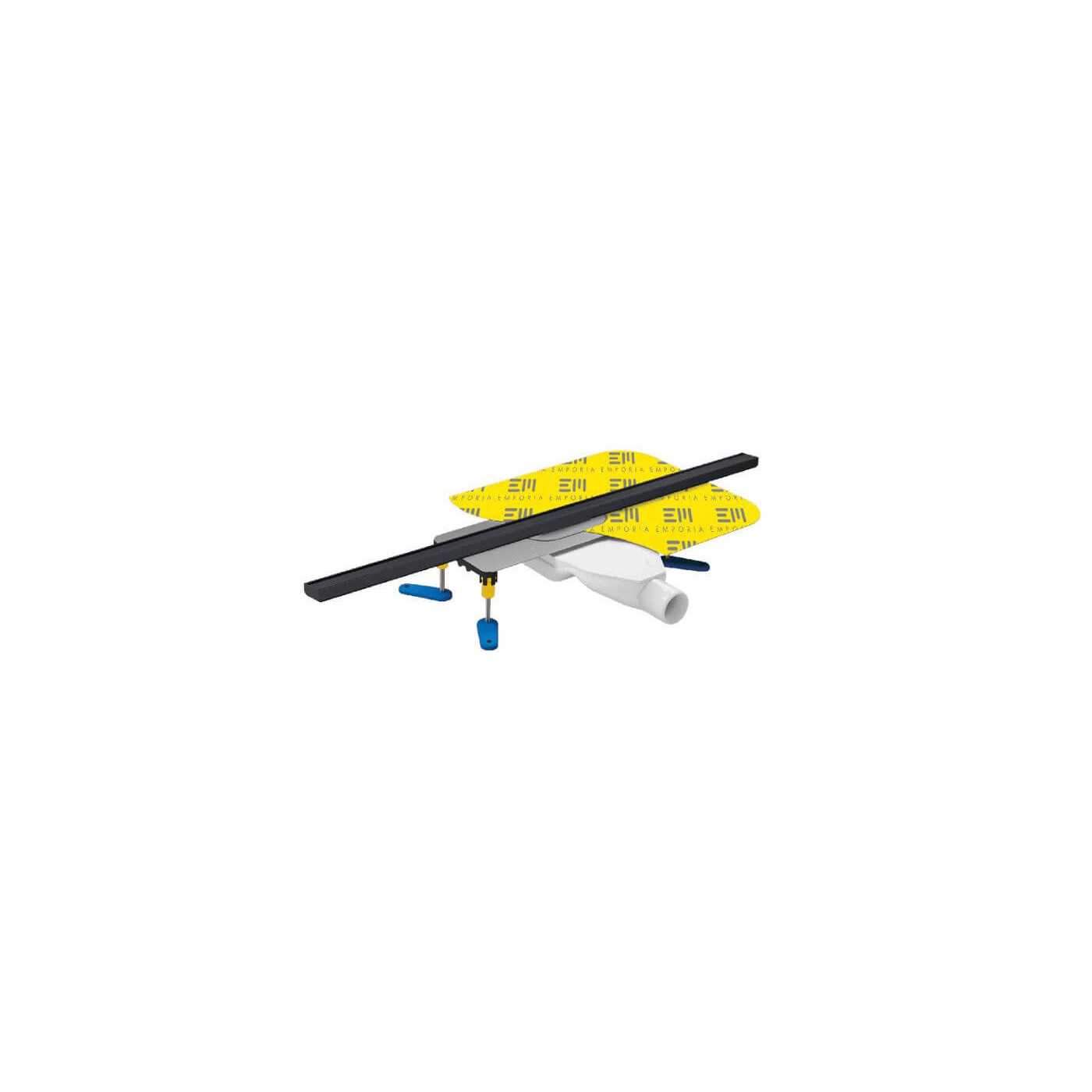 Odpływ Liniowy Slim 90 cm Czarny Mat 522.0510.13.090 Emporia