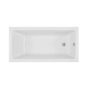 Wanna Prostokątna Wave Slim Biała 120X70 Cm Waex.Wav12Whs Excellent