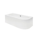 Wanna Przyścienna Avita Przyścienna Prawa 150X75 Cm WAA-150APS Besco