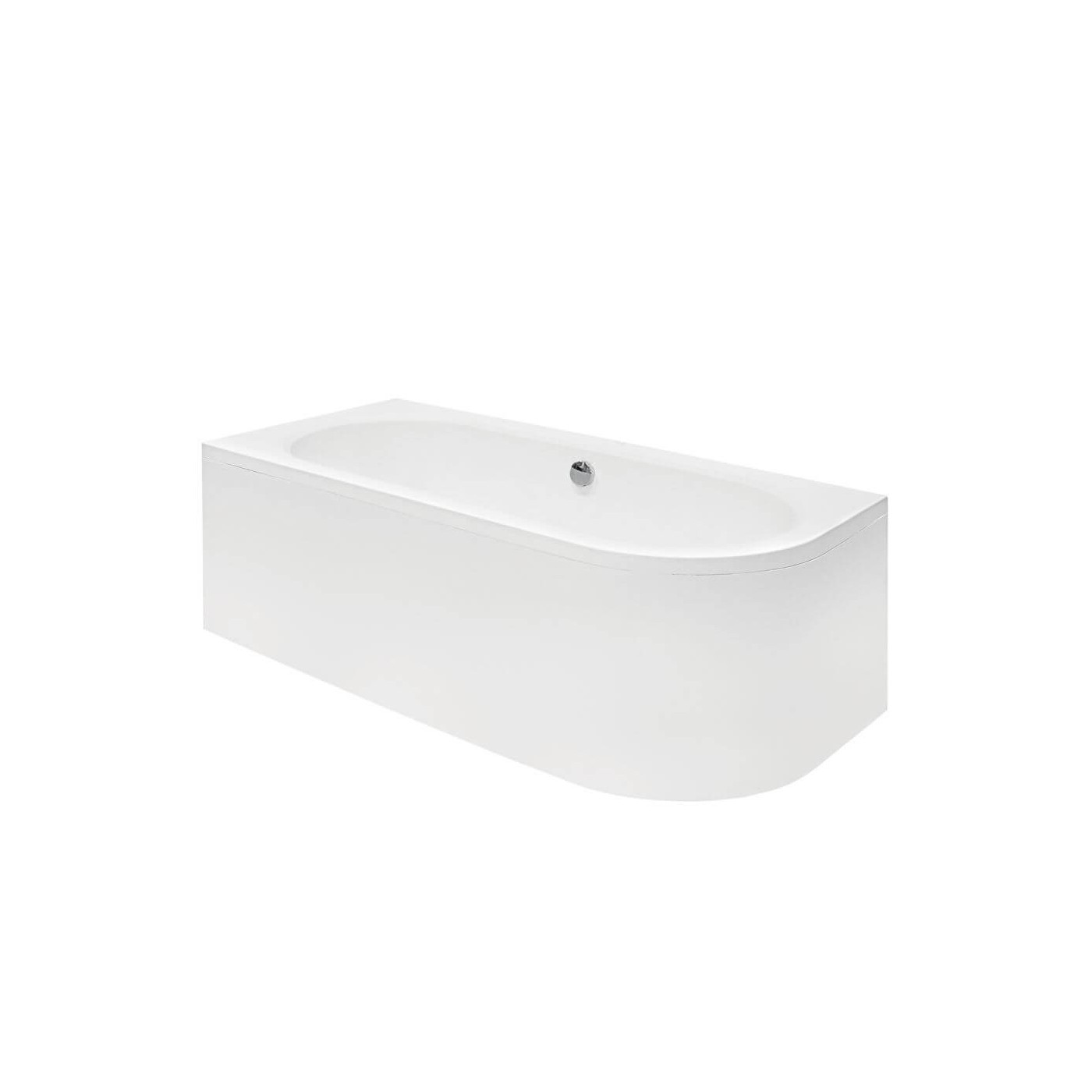 Wanna Przyścienna Avita Przyścienna Prawa 150X75 Cm WAA-150APS Besco